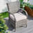 6 - Person Wicker Patio Dining Set with Round Table , Cushions Included-771095885-771095890