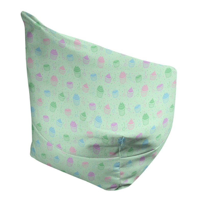 Petite chaise à sacs à billes & Leffel, H 86 po x l 2 po x P 43 po, Rembourrage poly, Vert