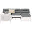 Adrianne 62cm Wide Rectangle Patio Sofa-1247717835-1247717834