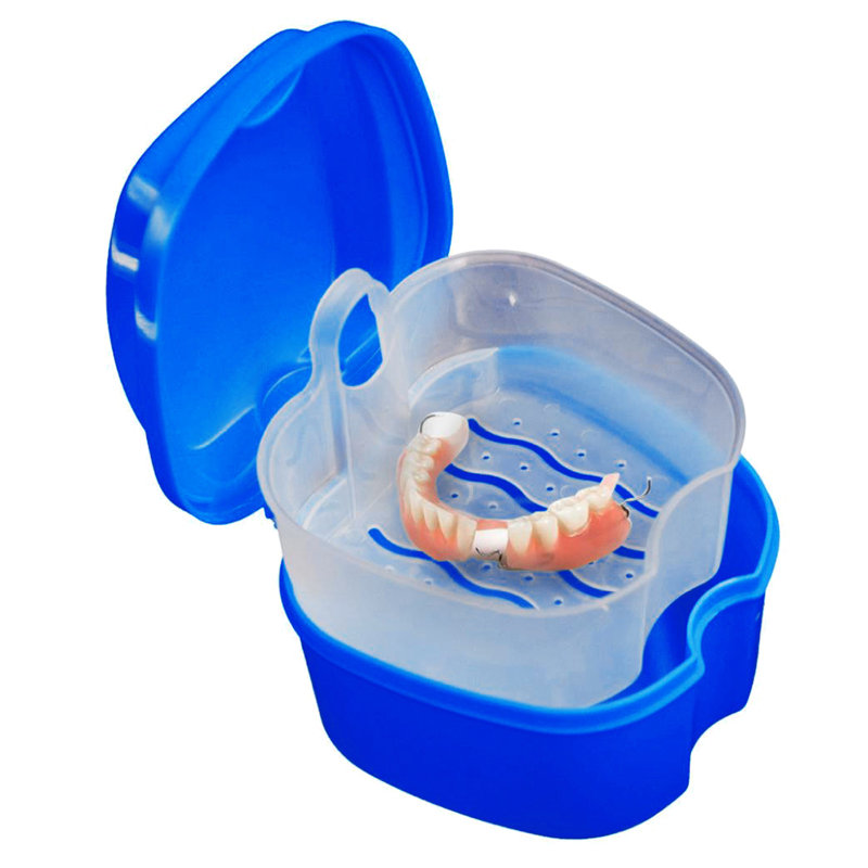 Boîte de bain pour prothèses dentaires compactes, Blanc