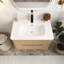 Meuble-lavabo mural simple 30 po avec comptoir en céramique-620366792