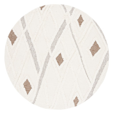 Adleigh Striped Wool Hand Tufted Area Rug