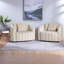 Chaises d'appoint pivotantes, fauteuil demi-tonneau moderne en velours de 39 pouces pour la maison