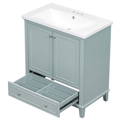 Meuble-lavabo 30 po avec lavabo en céramique