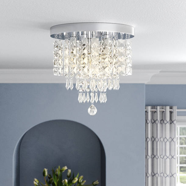 Willa Arlo Interiors Theodora 4 - Light 11.8'' Crystal Chandelier Drum ...