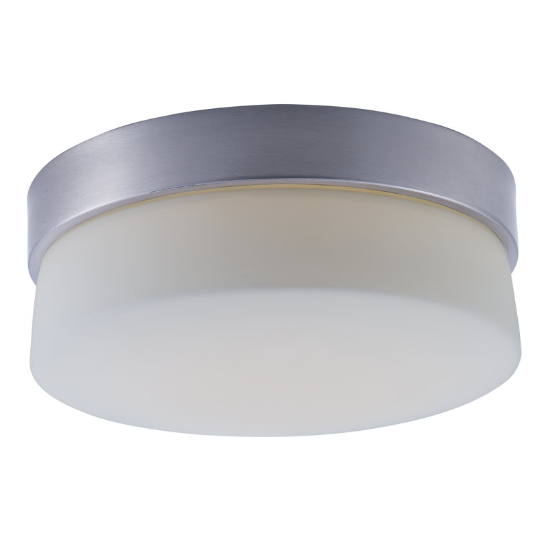Devontra LED Flush Mount, 4" H x 9" W x 9" D