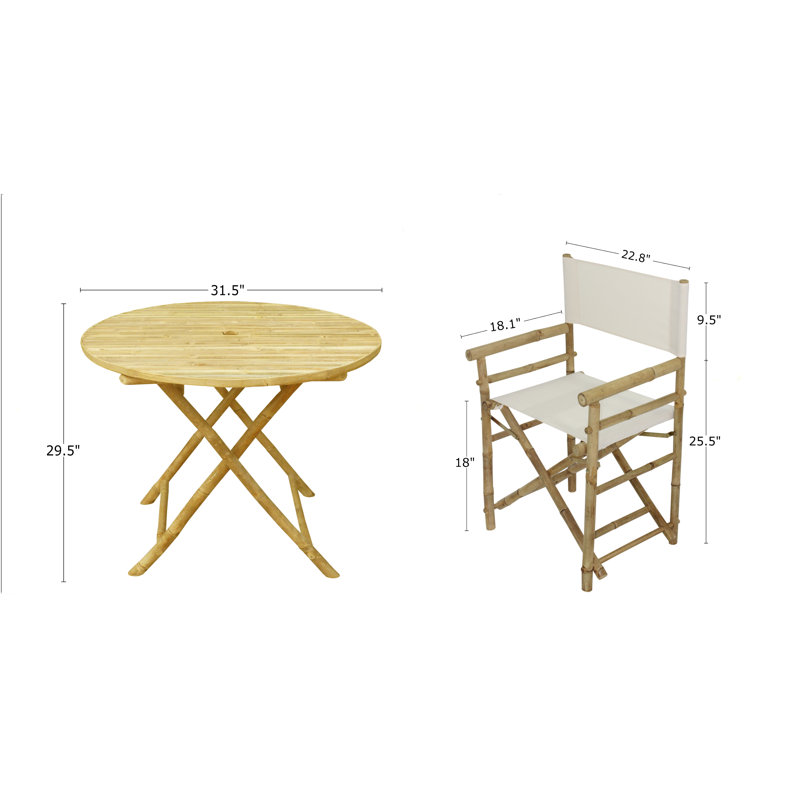 Ensemble repas 3 pièces avec coussins à hauteur de bar