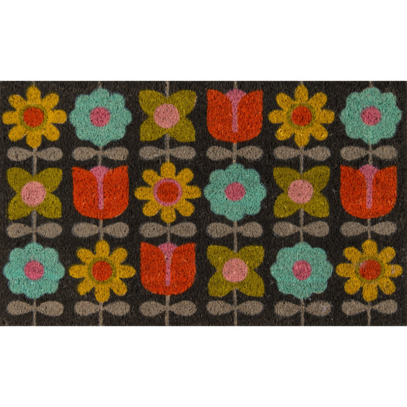 Tapis de porte d'extérieur 30 "x 18" Aisha