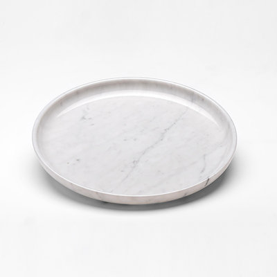 Assiette de nourriture Bianco Carrara