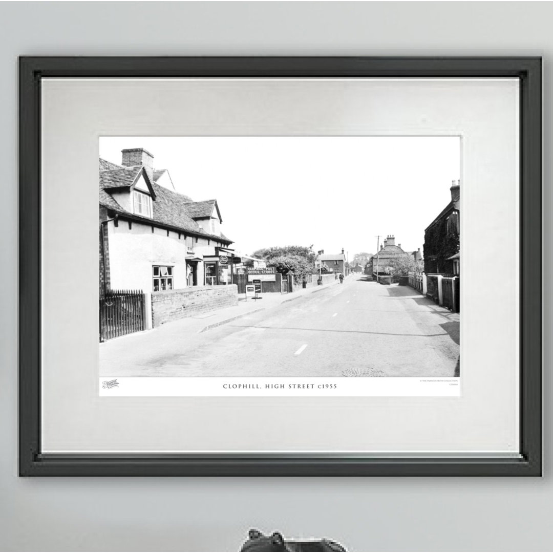 'Clophill, High Street C1955' - Picture Frame Photograph Print on Paper