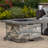 Coonrod Square Concrete Fire Pit Table with Lid