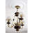 19 in x 1-5/8 in Leaf and Running Bead Polyurethane Ceiling Medallion