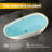 67 Inch Freestanding Acrylic Bathtub Deep Soaking Modern Upright Tub Double Wall Drain Overflow CUPC Certified-125097141