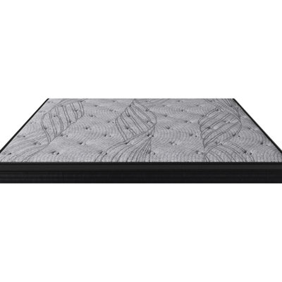 Grand matelas en mousse de 12 po avec 560 ressorts ensachés pour un soutien ciblé et une isolation des mouvements, ferme et sans tracas