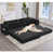 Tissu noir sélectionné