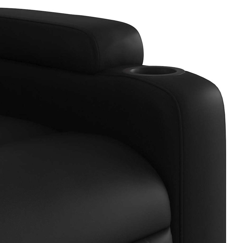  Fauteuil inclinable de massage noir, Noir