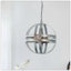Lustre globe en fer 4 lumières Centeio