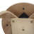 Hoxha Leather Round Dining Stool with Poplar Wood Legs and Swivel-1706171483