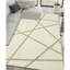 Tapis blanc et beige noué à la main de haute qualité-99420360
