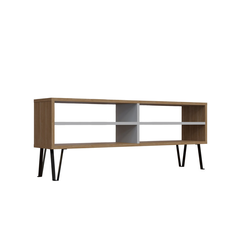 Chayzen TV Stand for TVs up to 50", Oak/White