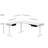 Hansel Adjustable L-Shaped Standing Desk-490355746
