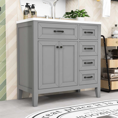 Meuble-lavabo 36 po avec lavabo et tiroirs 36 po