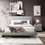 Table de chevet 2 tiroirs Grey Boucle