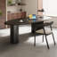 Bureaux en bois massif de forme libre-108066695-108066697