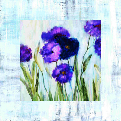 Purple - Wrapped Canvas Painting