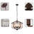 Joly 5 - Light Dimmable Empire Chandelier