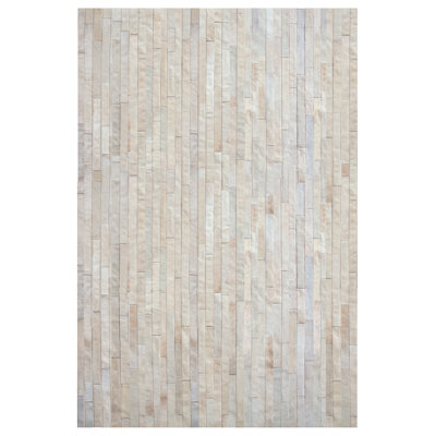 Poseidon Cowhide Striped Indoor Rug
