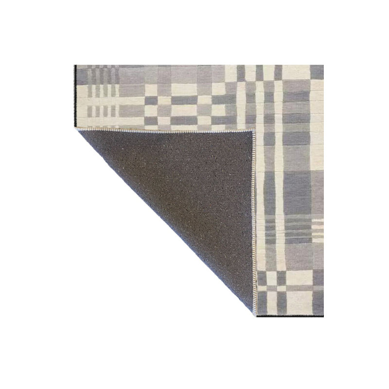 Tapis jaune lavable décoratif coloré moderne, Sous-tapis carré 3 pi 3 po inclus