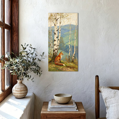 Art mural sur toile de bouleau vertical