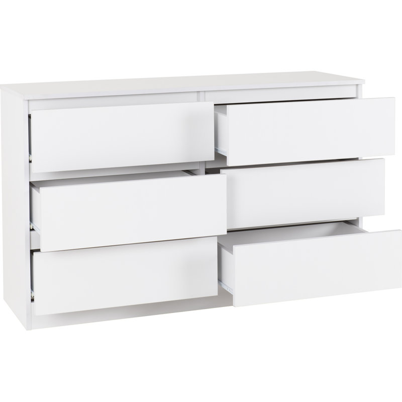 Braunstein 6 Drawer Chest Of Drawers, White