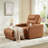Kofel Vegan Leather Chaise Lounge with Wireless Charging and Cup Holder-1688603244