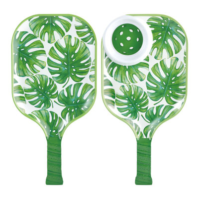 15 3/4" Pickleball Paddle Tray S2, Monstera