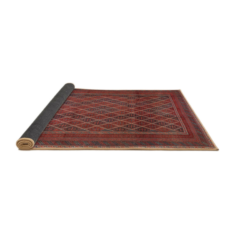 Tapis rouge à motif sud-ouest, Rond 6 pi