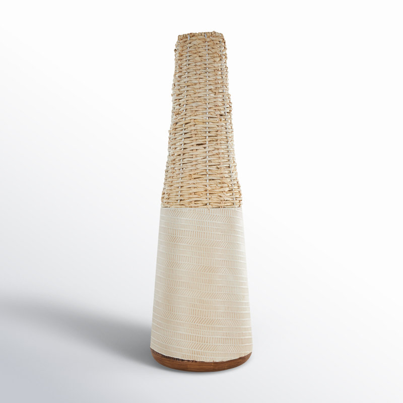 Sanka 22.3'' Rattan Table Vase