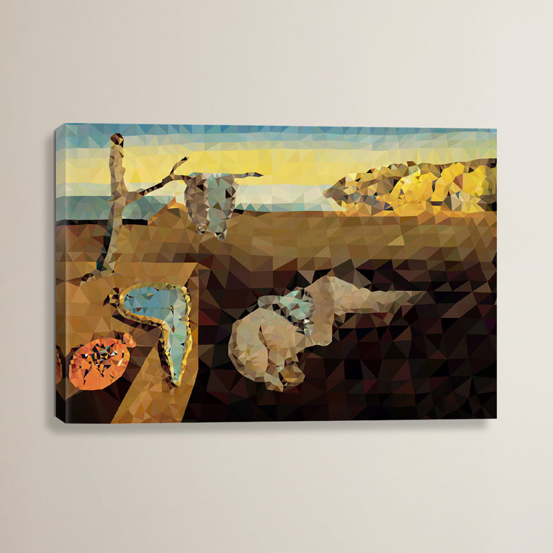 " Melting Clocks " by 5by5collective, 18" H x 26" W x 1.5" D