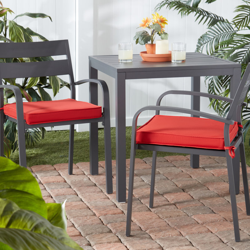 Outdoor Dining Chair Seat Pad, Salsa