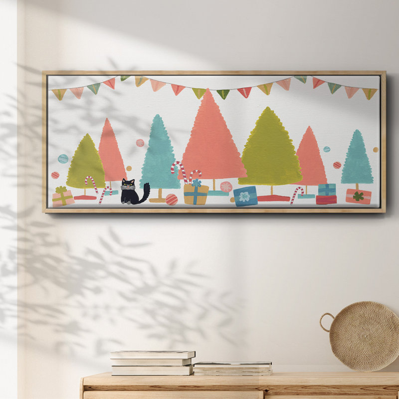 Toile encadrée, collection Retro Retro Celebration, H 12 po x l 30 po