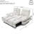 Convertible Sofa Bed With Adjustable Backrest