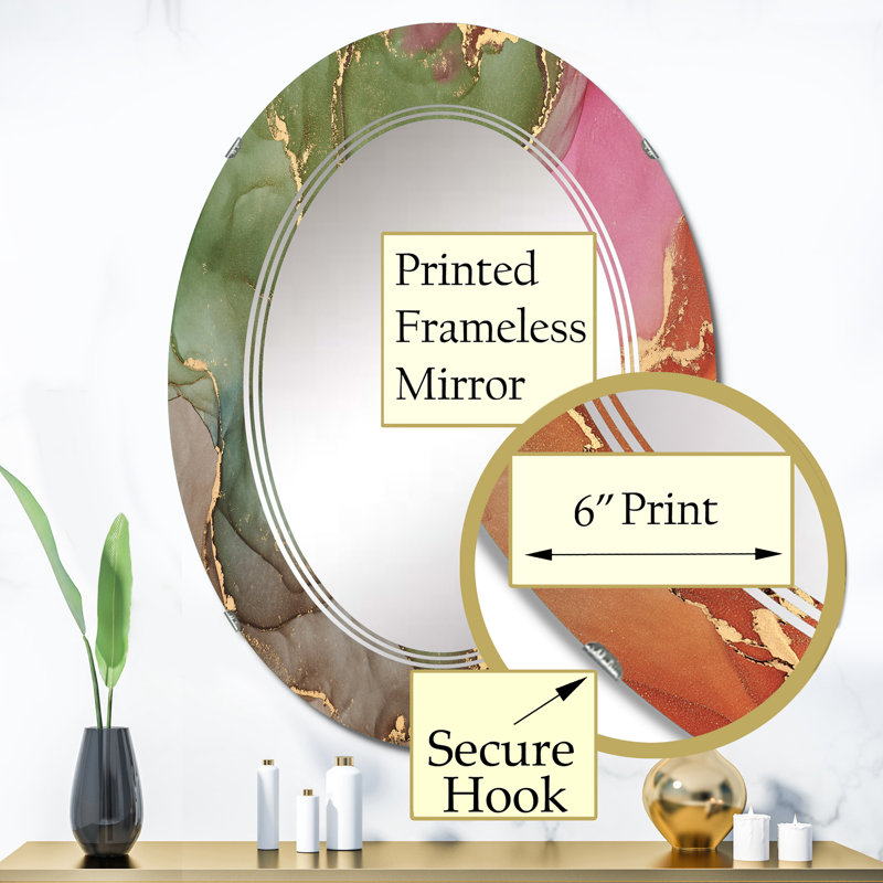 Oval Mirror, 36" x 24"