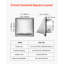 4 Inch External Extractor Wall Vent Cover Stainless Steel 1 Pack Silver-1363534399