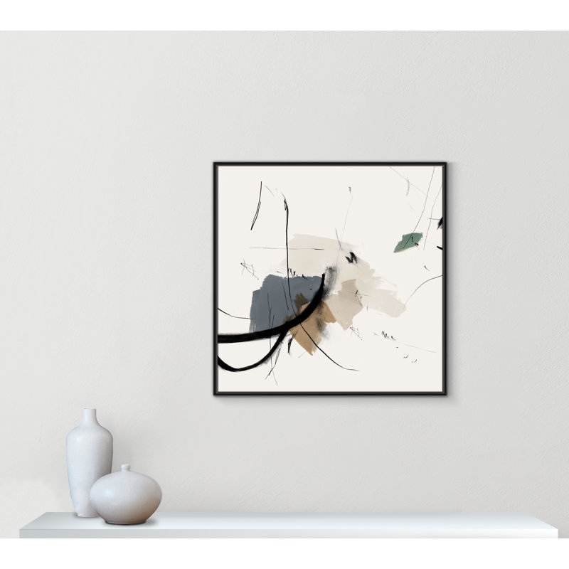 «Heavenly I Print» par Casa Fine Arts, Noir, H 37,5 po x l 37,5 po