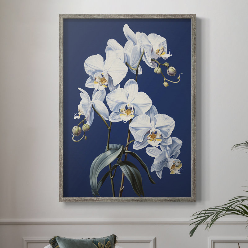 Reproduction encadrée FLORAL Series CLXVI - bois massif, H 11 po x l 9 po