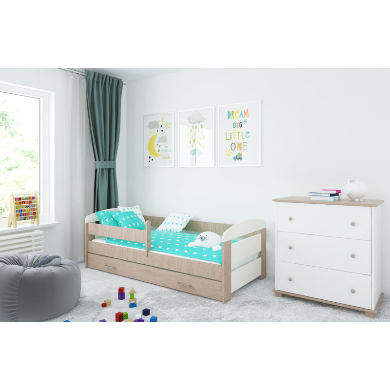Archway Cabin Bed with Storage Included, 70 x 140cm, Oak