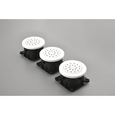 Jet de corps de douche à jet dissimulé - jets de massage carrés, 3 pièces, installation de construction de jets de massage pour spa, jet de matériau pour le corps