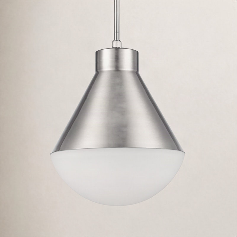 Ebbi 1 - Light Single Pendant, Brushed Nickel