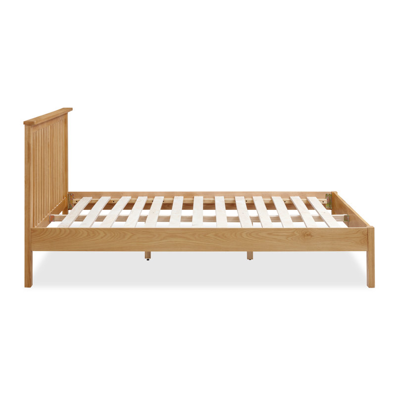 Darwin Solid Wood Bed, Kingsize (5'), Brown
